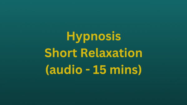 Short Relaxation (audio - 15 mins)