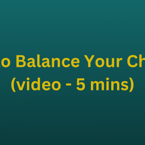 How to Balance Your Chakras (video - 5 mins)