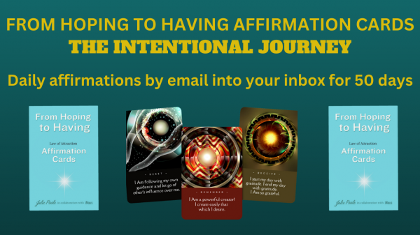 From Hoping to Having Affirmation Cards: The Intentional Journey - Digital Edition $9 (Supplied by iNous)