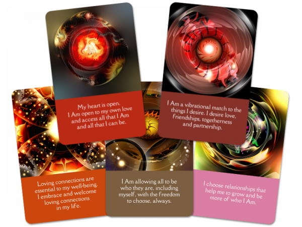 From Hoping to Having Affirmation Cards for Loving Connections: Deluxe Print Edition $54 USD (Supplied by Game Crafter.) - Image 2