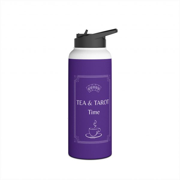 Tea and Tarot Time Water Bottle
